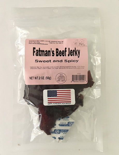 Fatman's Beef Jerky Sweet and Spicy - Jerky Dynasty