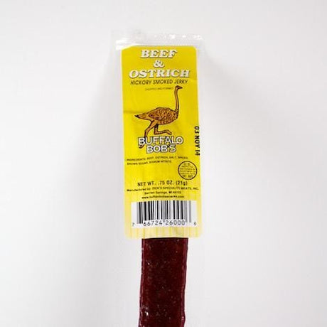 Beef & Ostrich Hickory Smoked Jerky - Jerky Dynasty