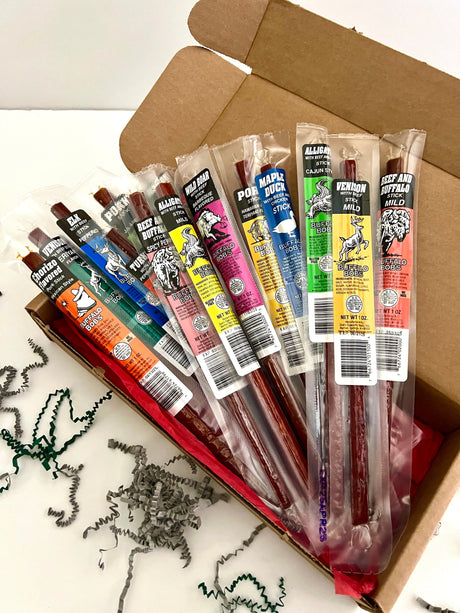 Exotic 15 Pc Mix Jerky Gift Box Set - Jerky Dynasty