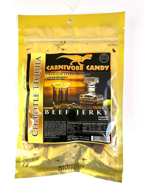 Carnivore Candy Chipotle Tequila Beef Jerky - Jerky Dynasty