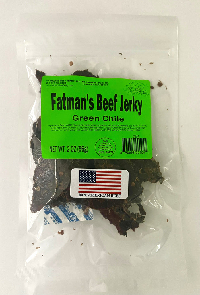 Fatman's Beef Jerky Green Chile - Jerky Dynasty