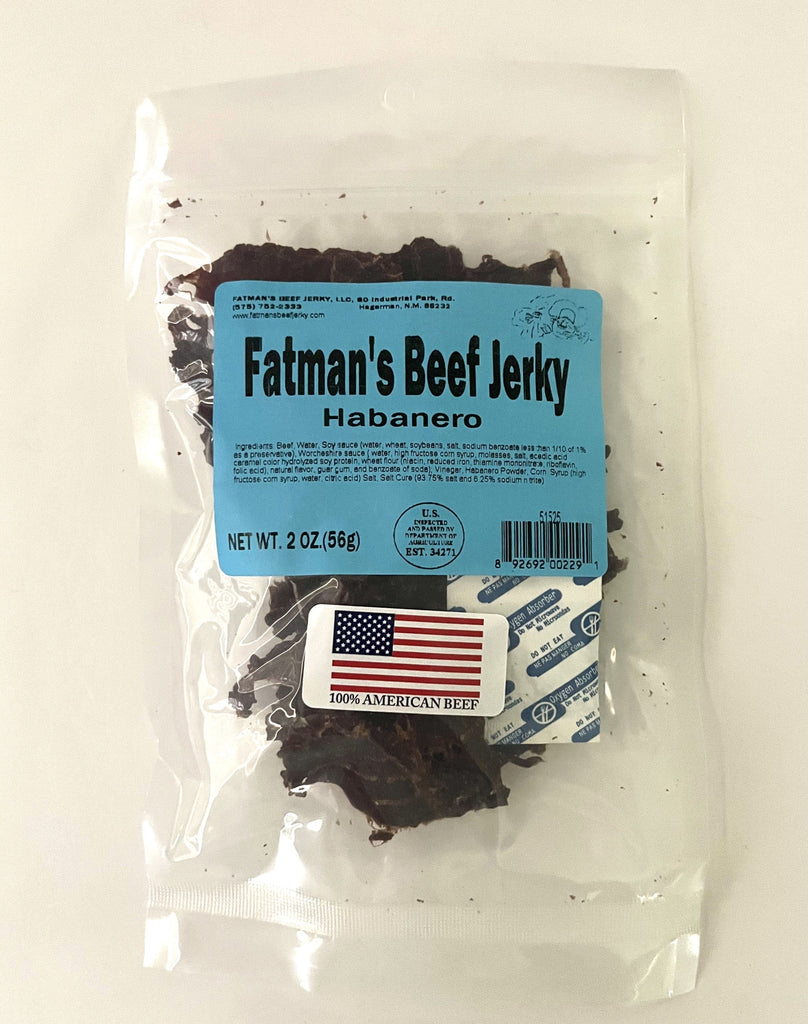 Fatman's Beef Jerky Habanero - Jerky Dynasty