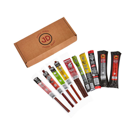 Classic Beef and Pork Jerky 10 PC Gift Box - Jerky Dynasty