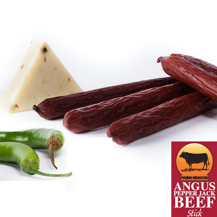 Angus Pepper Jack Beef Stick - Jerky Dynasty