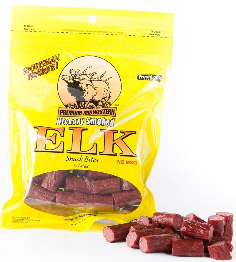Hickory Smoked Elk Jerky Bites OR Kipper Nuggets - Jerky Dynasty