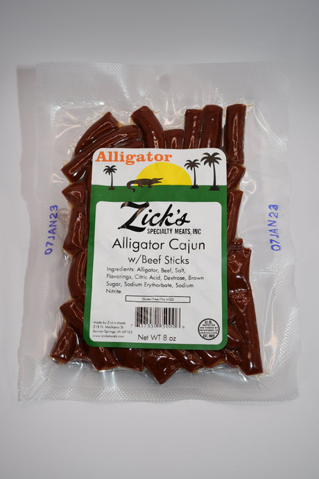 Alligator Cajun 8 oz. Multi Piece Pack Zick's - Jerky Dynasty