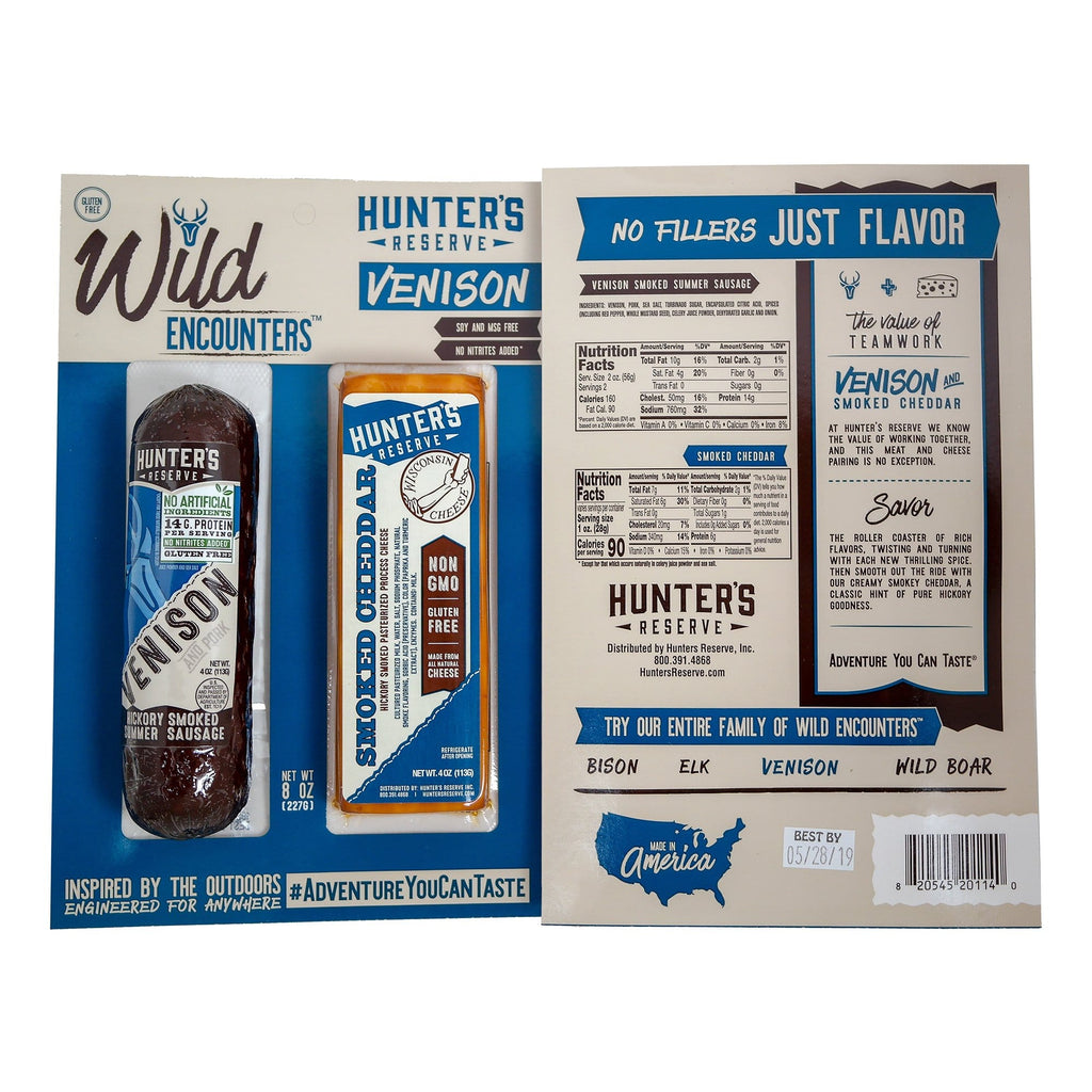 Venison Sausage with Smoked Cheddar Cheese - Jerky Dynasty